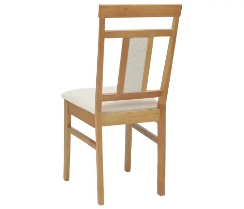 Ēdamistabas Krēsls 2 Pcs Dabisks Un Gaišs Cietais Koks Vidaxl