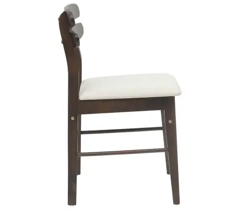 Ēdamistabas Krēsls 2 Pcs Gaiši Brūns Un Gaišs Vidaxl