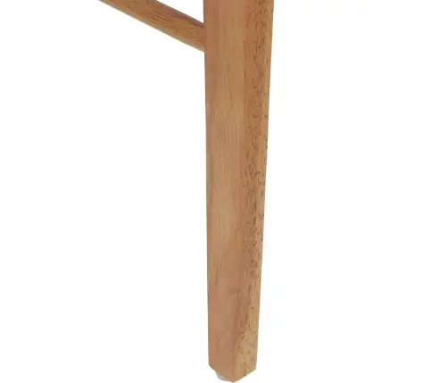 Valgomasis Krėslas 2 Pcs Natūralus Ir Šviesus Kietas Medis