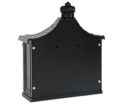 Sienas Pastkastīte Ar Durvīm Bronzas Krāsa 40.5 X 15.5 X 44 Cm Vidaxl