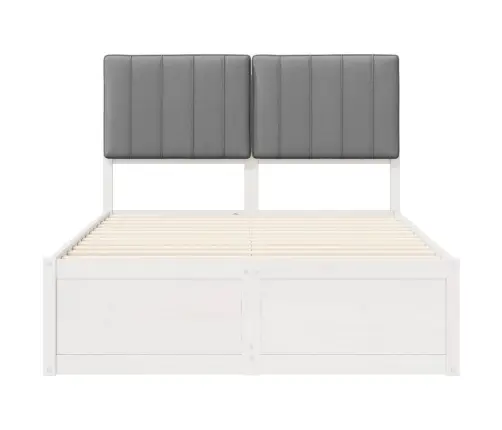 Lovo Rėmas Su Apmuštu Galvūgaliu Šviesiai Pilka 120 X 200 Cm