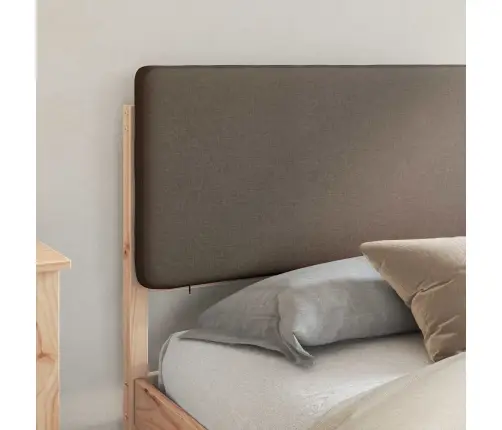 Lovo Rėmas Su Apmuštu Galvūgaliu Taupe 200 X 200 Cm
