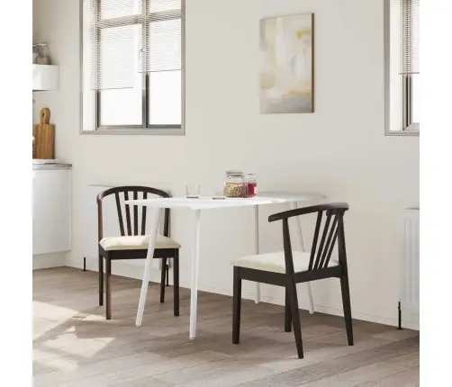 Valgomasis Krėslas 2 Pcs Šviesiai Rudas Ir Šviesus