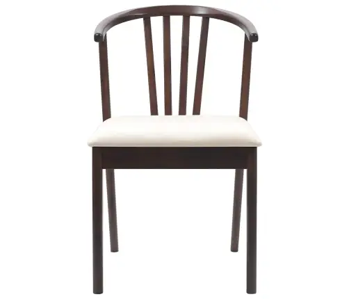 Valgomasis Krėslas 2 Pcs Šviesiai Rudas Ir Šviesus