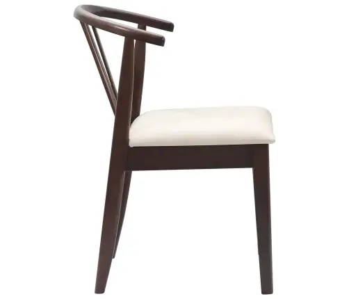 Valgomasis Krėslas 2 Pcs Šviesiai Rudas Ir Šviesus