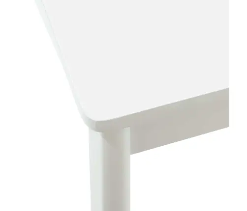 Valgomasis Krėslas 2 Pcs Balta Kietas Gumos Medis