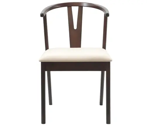 Valgomasis Krėslas 2 Pcs Šviesiai Rudas Ir Šviesus