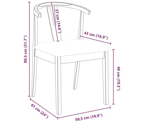 Valgomasis Krėslas 2 Pcs Natūralus Ir Šviesus