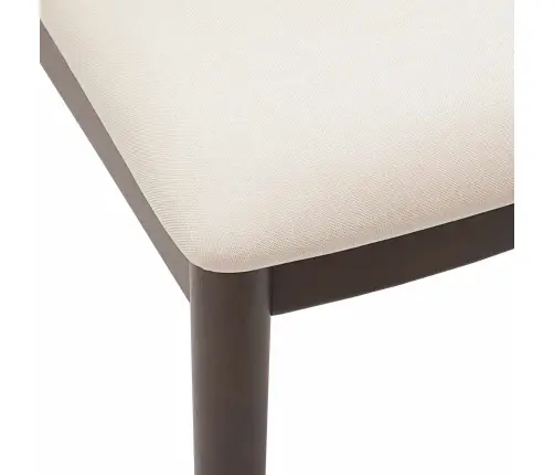 Söögitool 2 Pcs Helepruun Ja Hele Paks Kautsukipuit