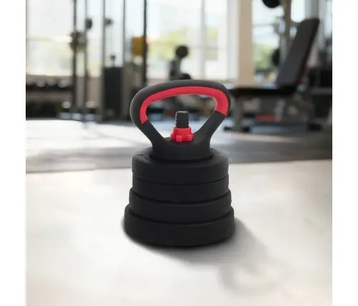 4-In-1 Hanteles Komplekts Melns Un Sarkans 121 X 19,5 X 19,5 Cm Vidaxl