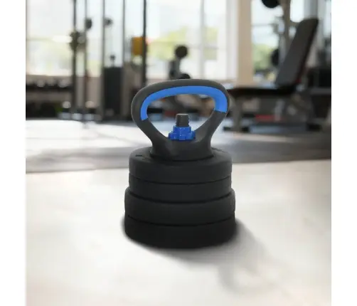 4-In-1 Hanteles Komplekts Melna Un Zila 121 X 19,5 X 19,5 Cm Vidaxl