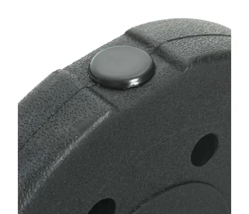 Svoriai 4 Pcs Juoda Ø 21.5 X 3.8 Cm Cementas Ir Geležies Smėlis