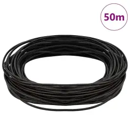 Ādas Aukla Tumši Brūna Ø1,5 Mm X 50 M Āda Vidaxl