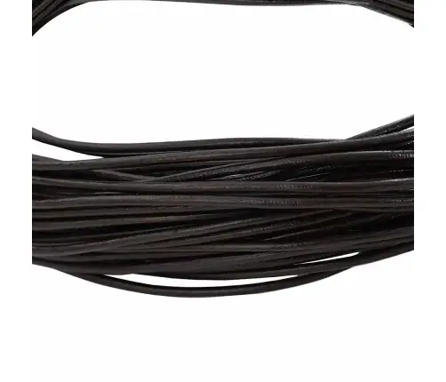 Ādas Aukla Tumši Brūna Ø2 Mm X 10 M Āda Vidaxl