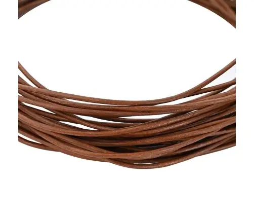 Ādas Aukla Gaiši Brūns Ø1 Mm X 10 M Āda Vidaxl