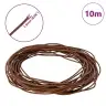 Ādas Aukla Gaiši Brūns Ø1,5 Mm X 10 M Āda Vidaxl