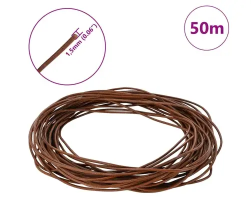 Nahk Köis Helepruun Ø1,5 Mm X 50 M Nahk