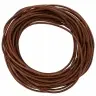 Ādas Aukla Gaiši Brūns Ø3 Mm X 50 M Āda Vidaxl