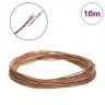 Ādas Aukla Brūna Ø1,5 Mm X 10 M Āda Vidaxl
