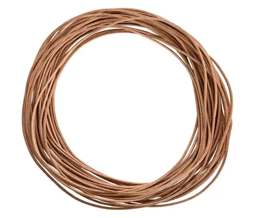 Ādas Aukla Brūna Ø1,5 Mm X 10 M Āda Vidaxl