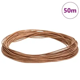 Ādas Aukla Brūna Ø2,5 Mm X 5 M Āda Vidaxl