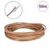 Ādas Aukla Brūna Ø2,5 Mm X 5 M Āda Vidaxl