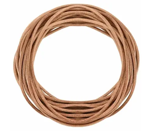 Ādas Aukla Brūna Ø2,5 Mm X 5 M Āda Vidaxl