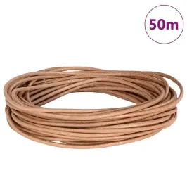 Ādas Aukla Brūna Ø2,5 Mm X 50 M Āda Vidaxl