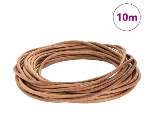 Ādas Aukla Brūna Ø4 Mm X 10 M Āda Vidaxl