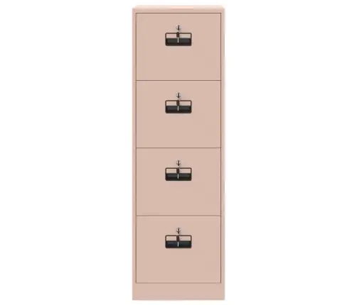 Dokumentu Skapis Ar Atvilktni 2 Pcs Rozā 44 X 50 X 106.5 Cm Vidaxl