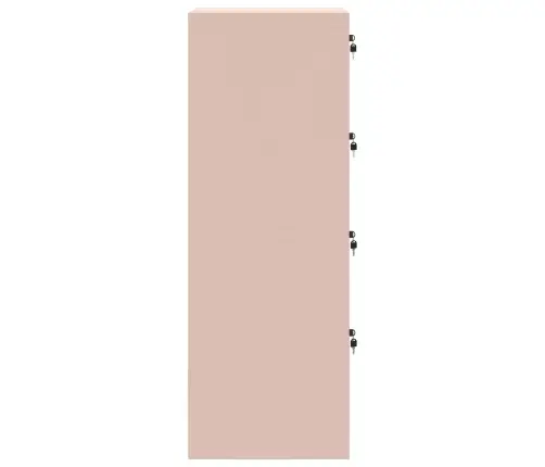 Dokumentu Skapis Ar Atvilktni 2 Pcs Rozā 44 X 50 X 106.5 Cm Vidaxl