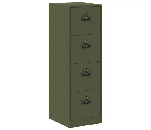 Bylų Spinta Su Stalčių 2 Pcs Alyvuogių Žalia 44 X 50 X 106.5 Cm