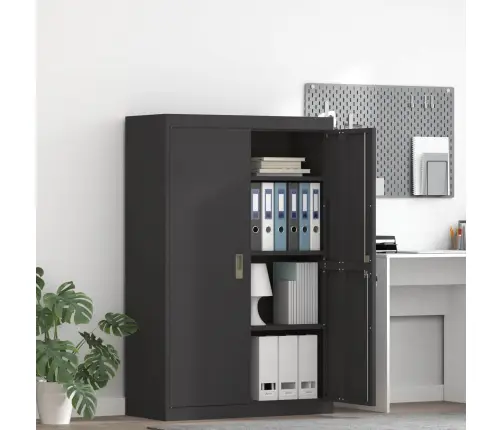 Oppbevaringsskap Su Saugykla 2 Pcs Juoda 90 X 40 X 140 Cm