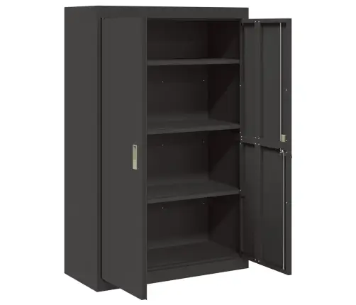 Oppbevaringsskap Su Saugykla 2 Pcs Juoda 90 X 40 X 140 Cm