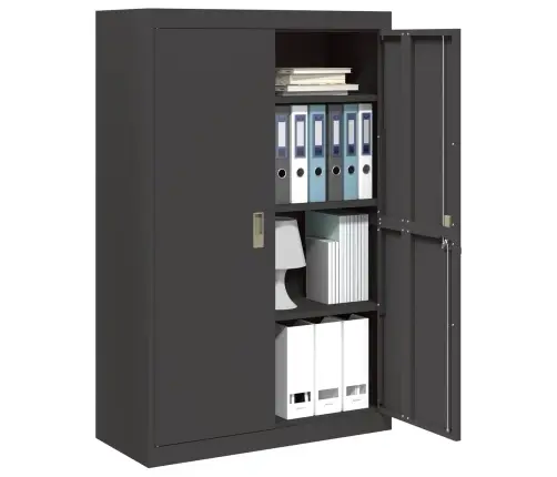 Oppbevaringsskap Su Saugykla 2 Pcs Juoda 90 X 40 X 140 Cm