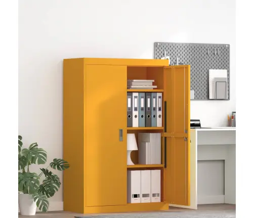 Hoiukapp Ladustamisega 2 Pcs Kollane Sinep 90 X 40 X 140 Cm