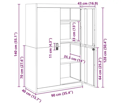 Hoiukapp Ladustamisega 2 Pcs Küpset Roheline 90 X 40 X 140 Cm