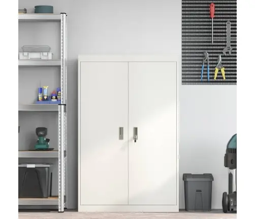 Oppbevaringsskap Su Saugykla 2 Pcs Balta 90 X 40 X 140 Cm