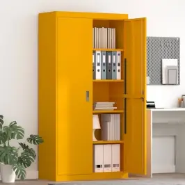 Skapītis Ar Uzglabāšanu 2 Pcs Sinapsu Dzeltena 90 X 40 X 180 Cm Vidaxl Skapītis Ar Uzglabāšanu 2 Pcs Sinapsu Dzeltena 90 X 40 X 180 Cm Vidaxl