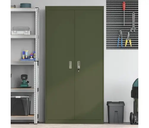 Hoiukapp Ladustamisega 2 Pcs Küpset Roheline 90 X 40 X 180 Cm