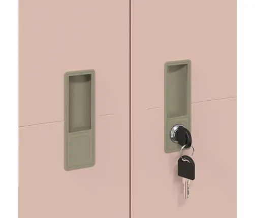 Hoiukapp 2 Pcs Roosa 90 X 40 X 200 Cm Külmvalsitud Teras