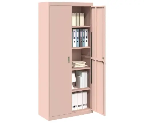 Hoiukapp 2 Pcs Roosa 90 X 40 X 200 Cm Külmvalsitud Teras