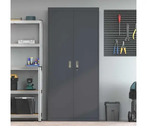 Oppbevaringsskap Su Saugykla 2 Pcs Antracitas 90 X 40 X 200 Cm