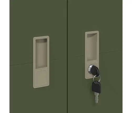 Hoiukapp Ladustamisega 2 Pcs Küpset Roheline 90 X 40 X 200 Cm