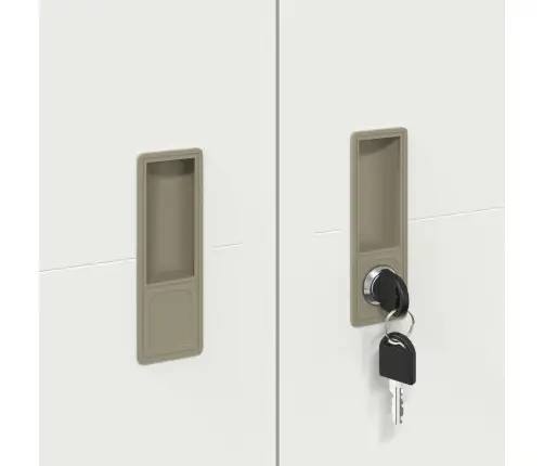 Hoiukapp 2 Pcs Valge 90 X 40 X 200 Cm Külmvalsitud Teras