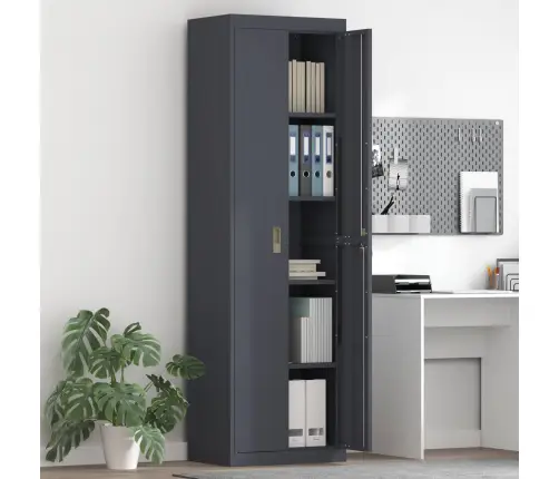 Oppbevaringsskap Su Saugykla 2 Pcs Antracitas 60 X 40 X 200 Cm