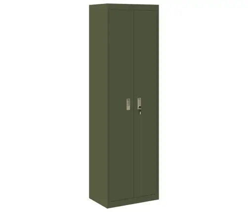 Oppbevaringsskap 2 Pcs Alyvuogių Žalia 60 X 40 X 200 Cm Plienas