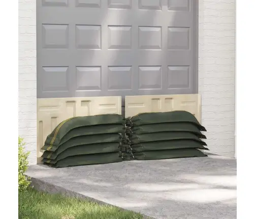 Smilšu Maisi 100 Pcs Tumši Zaļš 120 X 27 Cm Hdpe Vidaxl