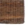 Stādītāju Grozs Ar Uzglabāšanu 2 Pcs Brūna Lacak Rattan Vidaxl