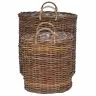 Stādītāju Grozs Ar Uzglabāšanu 2 Pcs Brūna Lacak Rattan Vidaxl